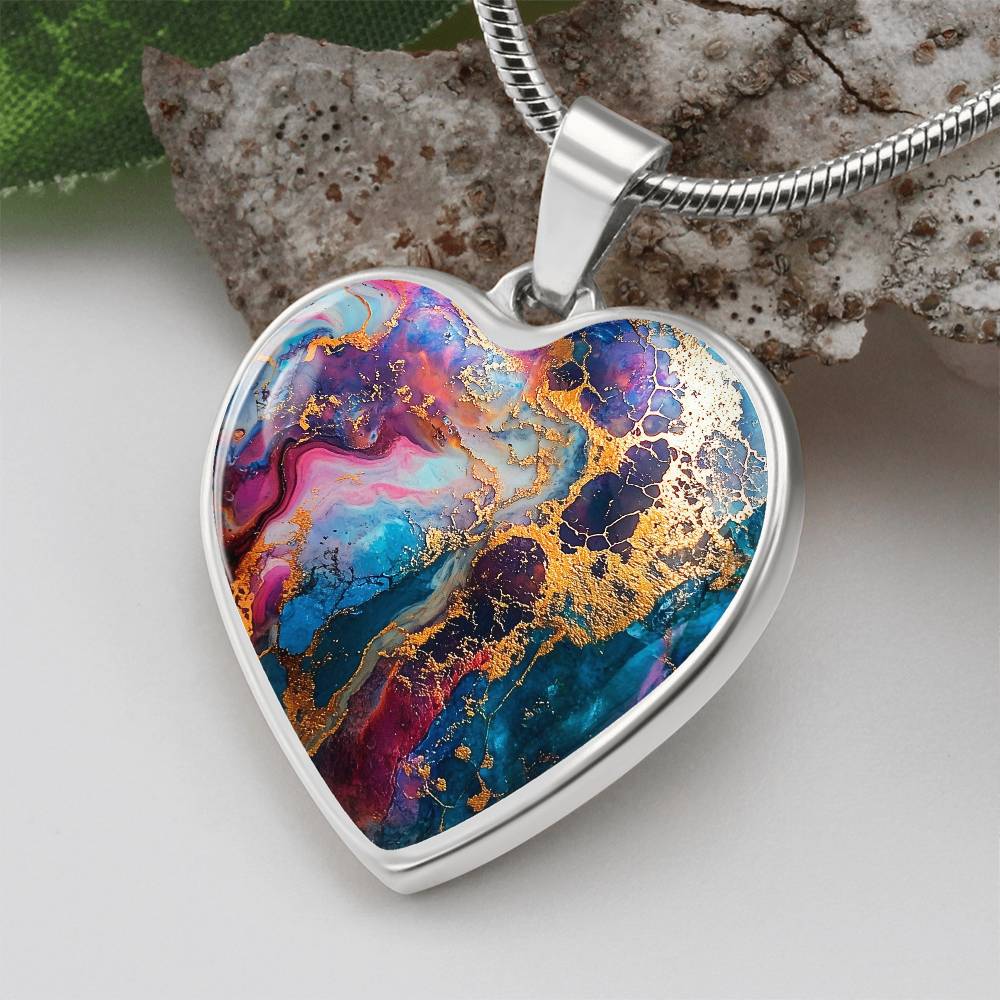 Cosmic Heart Necklace