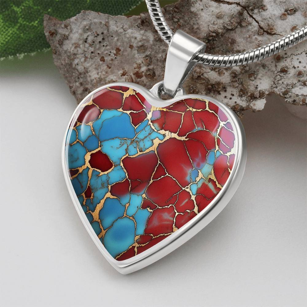 Mosaic Heart Necklace