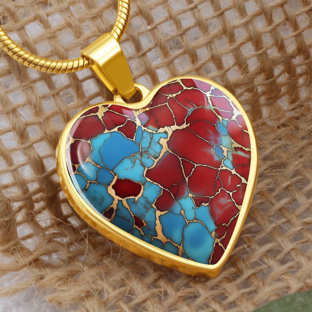 Mosaic Heart Necklace