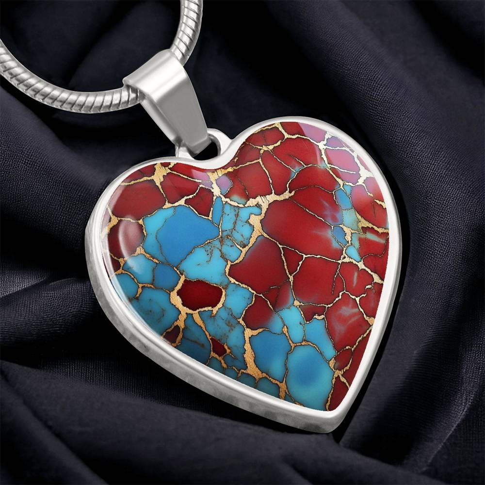 Mosaic Heart Necklace