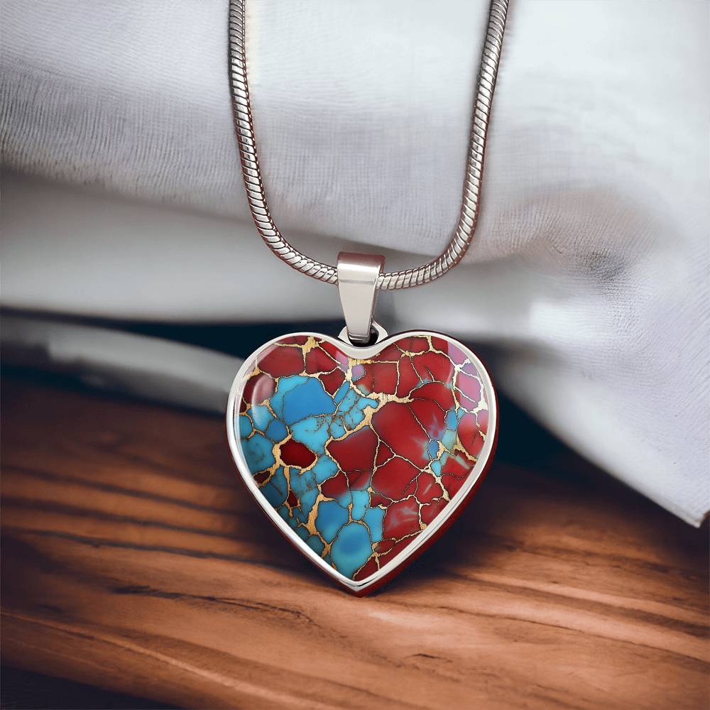 Mosaic Heart Necklace