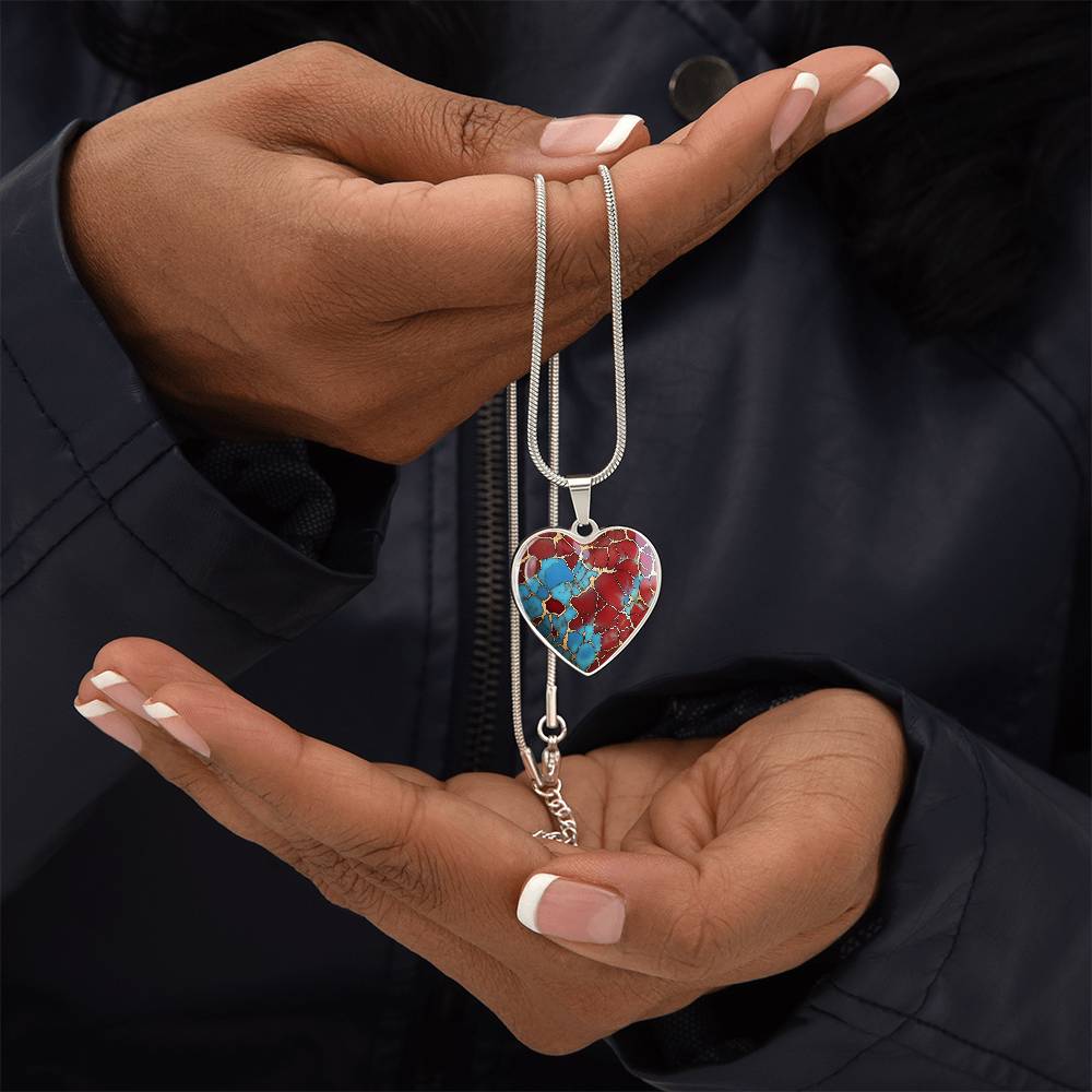 Mosaic Heart Necklace