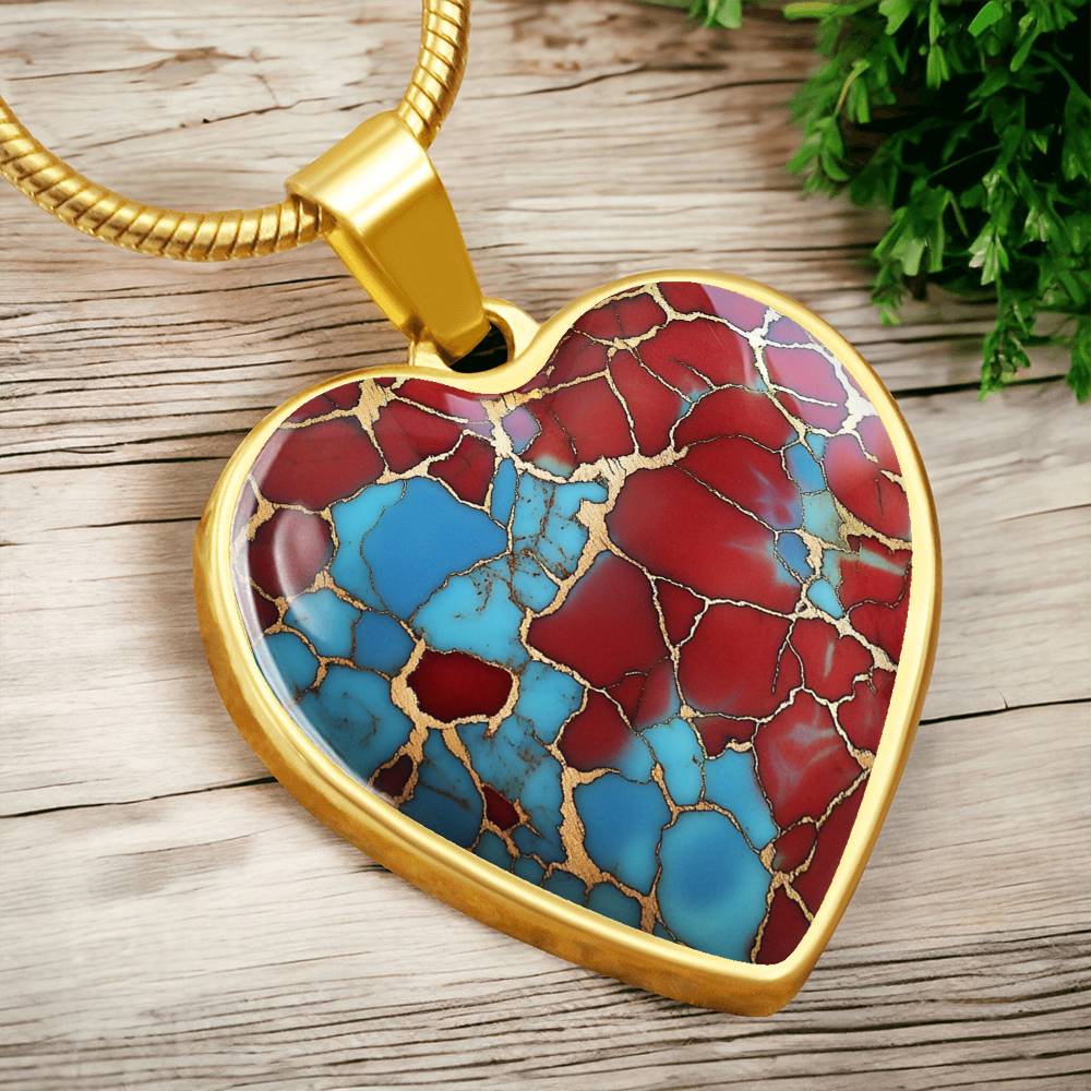 Mosaic Heart Necklace