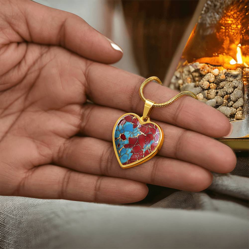 Mosaic Heart Necklace