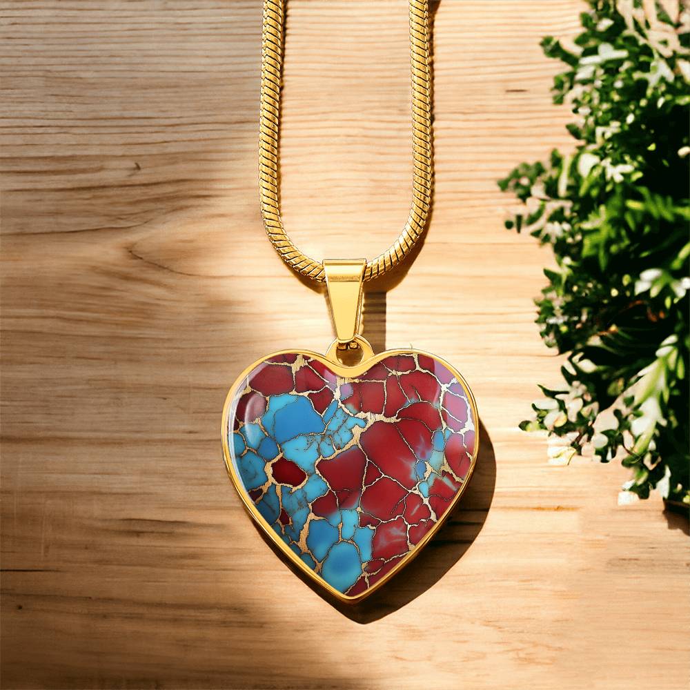 Mosaic Heart Necklace