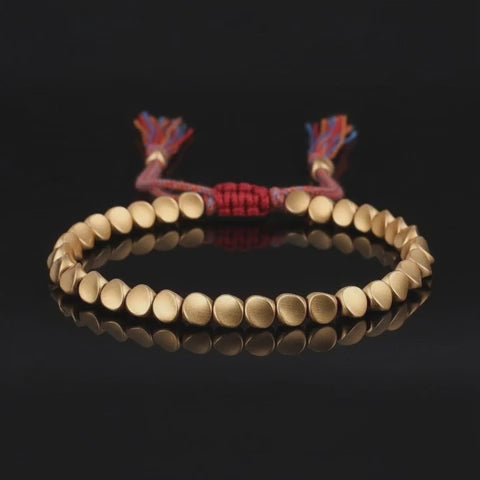 Handmade Tibetan copper luck bracelet video