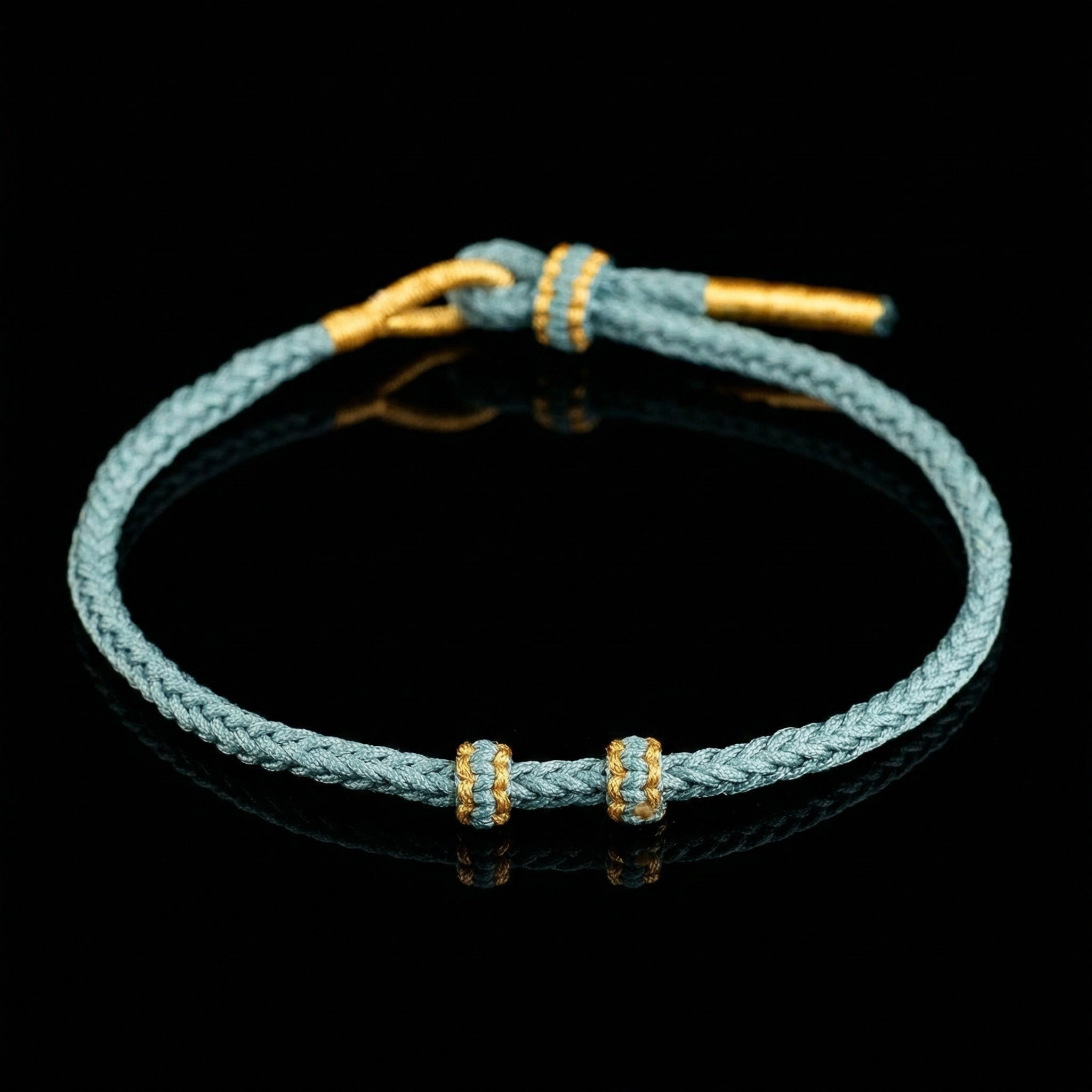 Tibetan Luck Bracelet No. 7 in light blue